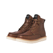 (11 UK, Cognac) Jack And Jones Mens Archway Moc Toe Ankle Boots