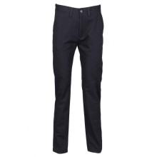 (36L, Navy) Henbury Mens Flat Fronted Trousers