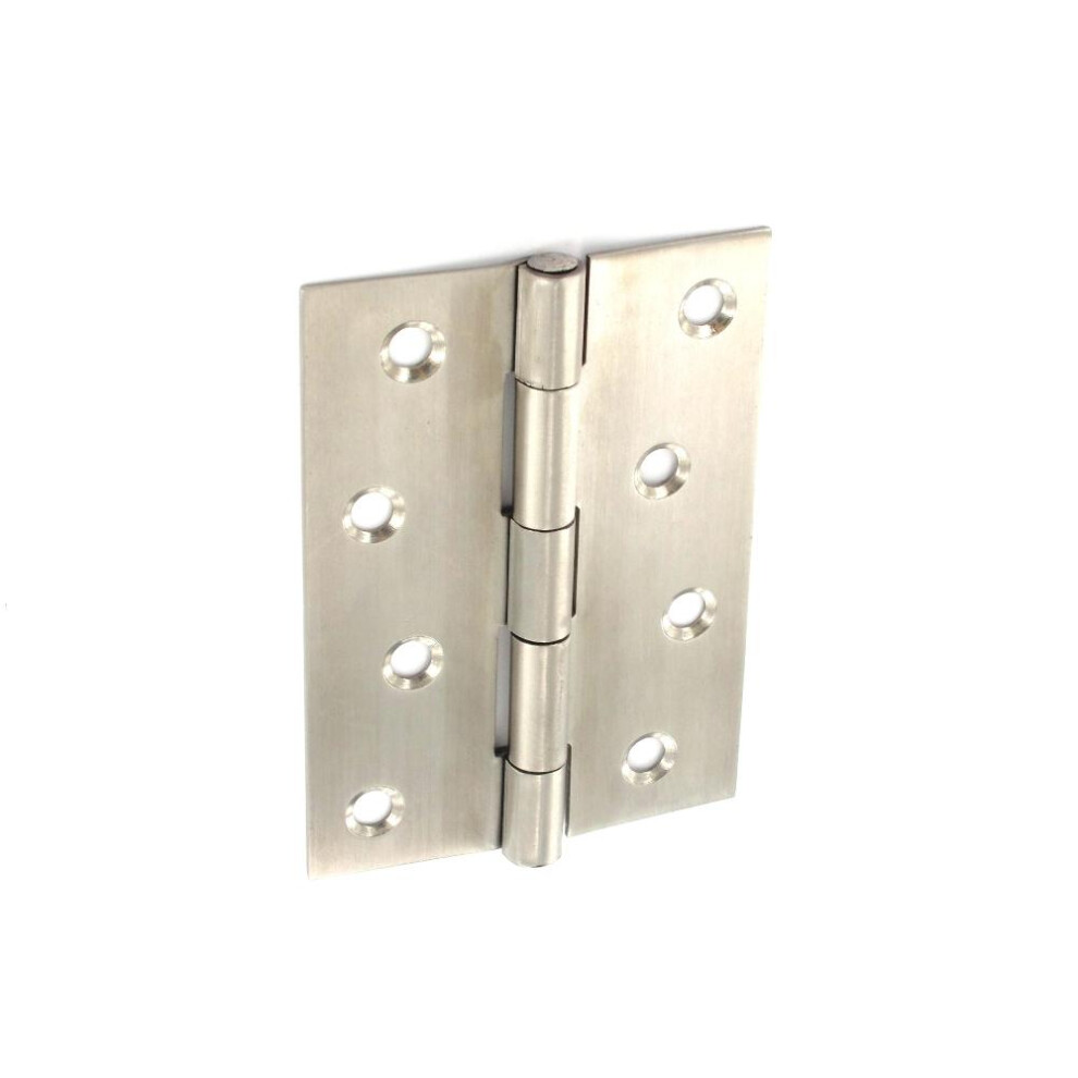 (100Mm, Satin) Securit Stainless Steel Butt Hinges (Pack Of 2) 5059444316562