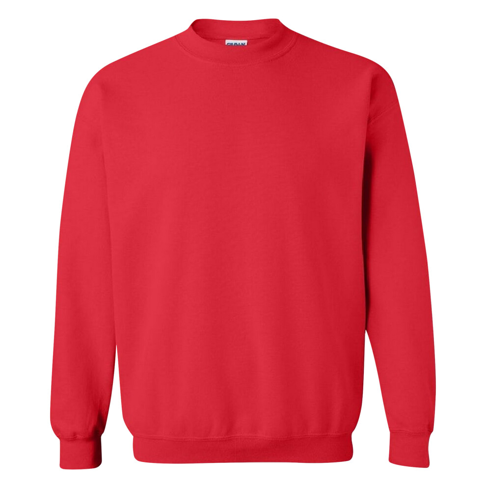 Gildan (S, Red) Childrens Unisex Heavy Blend Crewneck Sweatshirt (Pack Of 2)