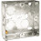 (Single, Silver) BG 25mm Back Box 1