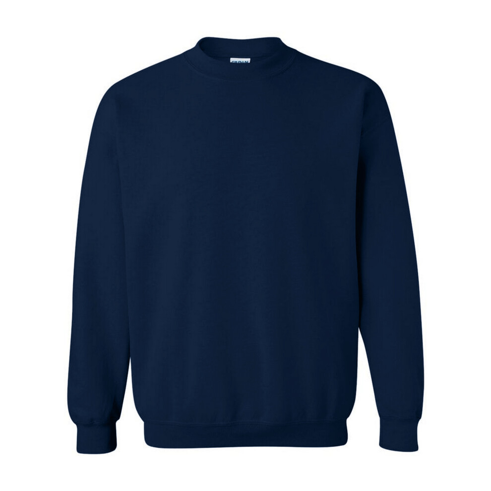Gildan (Xl, Navy) Childrens Unisex Heavy Blend Crewneck Sweatshirt (Pack Of 2)