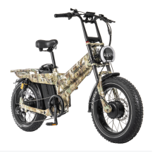 TESWAY X7 AWD 3000W 38MPH E-Mountainbike 52V 60AH Electric Bike 20''