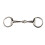 (5.5in, Silver) Korsteel Stainless Steel Jointed Eggbutt Bradoon Snaffle Bit 1
