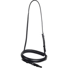 (Warmblood, Black) Collegiate Leather Flash Noseband IV