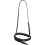 (Warmblood, Black) Collegiate Leather Flash Noseband IV 1