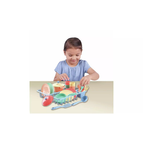Kids Dish Drainer Kitchen Role Play Set 1