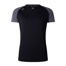 (10 UK, Black/Magnet Marl) Canterbury Womens/Ladies Elite Training T-Shirt