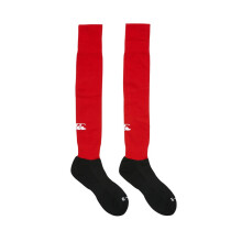 (12 UK Child-3 UK, Flag Red) Canterbury Childrens/Kids Club Socks