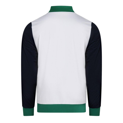 Lacoste (S, Navy/White/Green) Lacoste Mens Logo Track Jacket 1