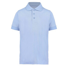 (9-10, Light Blue) Kustom Kit Klassic Childrens Superwash 60 Polo Shirt