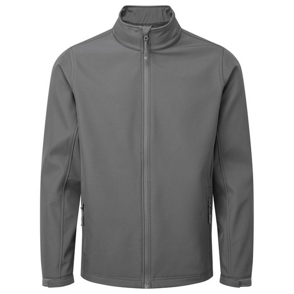 Premier (S, Dark Grey) Mens Windchecker Soft Shell Jacket