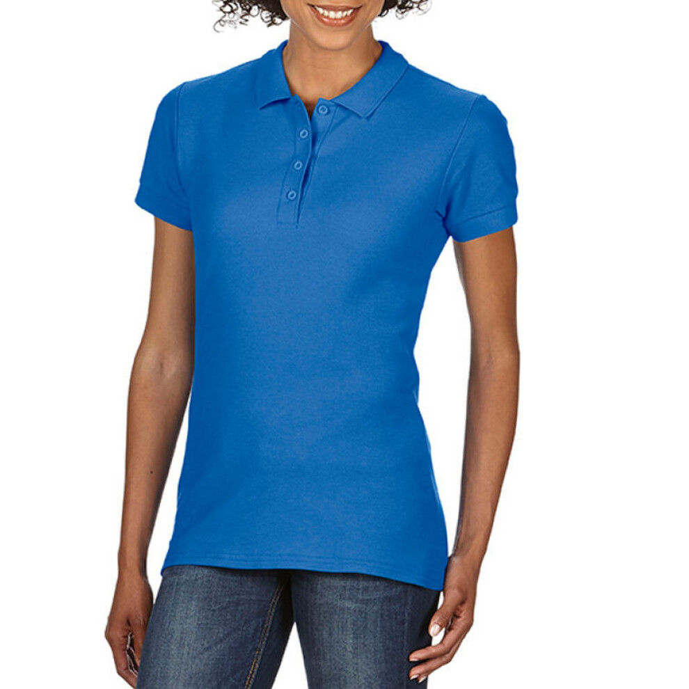 Gildan (Xxl, Royal Blue) Womens/Ladies Double Piqué Polo Shirt