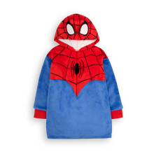 (6-8 Years, Blue/Red) Spider-Man Boys Hoodie Blanket