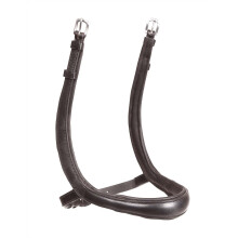 (Cob, Havana) Velociti Ergonomic Leather Horse Cavesson Noseband