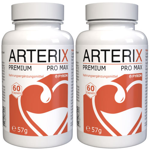 Arterix Premium Pro Max - 120 Kapseln (2x 60 Kapseln), 2er Pack
