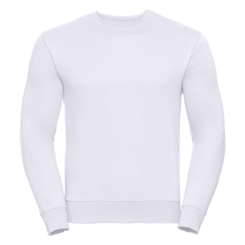 Russell (2XL, White) Russell Mens Authentic Sweatshirt (Slimmer Cut)