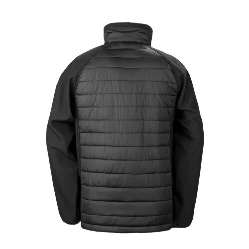 Result (4XL, Black/Lime Green) Result Womens/Ladies Compass Soft Shell Jacket 1