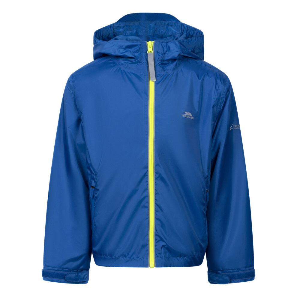 Trespass (7-8 Years, Blue) Childrens/Kids Fernmore Dripdrop Rain Suit