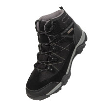 (13 UK Child, Black) Mountain Warehouse Childrens/Kids Trail Suede Walking Boots