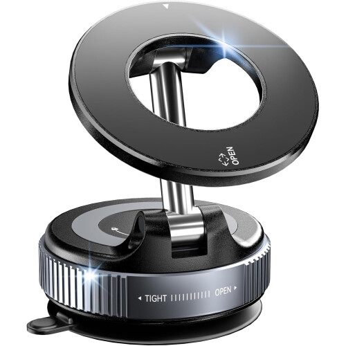 CloudValley Suction Magnetic Phone Holder, [360° Rotating] Adjustable