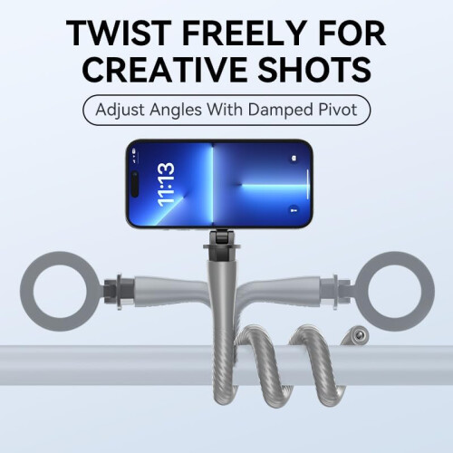 TELESIN Flexible Magnetic Monkey Tail Phone Selfie Stick Holder 1