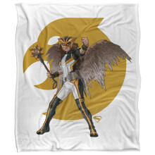(152cm x 127cm, Multicoloured) Superman Hawkgirl 2025 Soft Touch Blanket