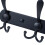 Living And Home Wall-Mounted Stainless Steel Coat Rack with 5 Tri Hooks 5