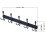Living And Home Wall-Mounted Stainless Steel Coat Rack with 5 Tri Hooks 6