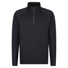 (XXL, Black) Regatta Professional Mens Core Stretch Half Zip Midlayer