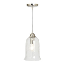 Litecraft Idella Ceiling Pendant 1 Light, Nickel