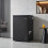 Living And Home 99L Freestanding Chest Freezer, Black 2