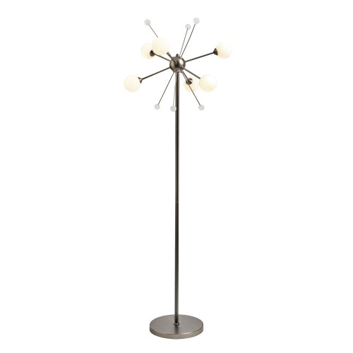 Litecraft Nicholas Sputnik Floor Lamp, Pewter