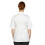 (M, White) ADC Unisex Adult Asymmetric Chef Jacket 2