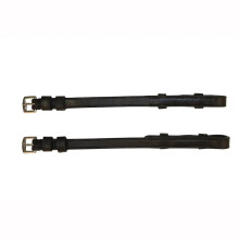 (Warmblood, Black) Collegiate Comfitec European Leather Horse Cheekpiece