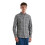 Farah (S, Charcoal Marl) Farah Mens Milners Checked Shirt 1
