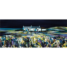 (50cm x 100cm, Multicoloured) Avril Thomson Smith Moonlight Shimmer Paper Print