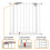 2x Baby Safety Stairs Gate Barrier 4