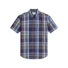 (S, Twilight Denim) Ben Sherman Mens Block Check Shirt