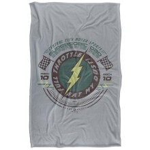 (152cm x 127cm, Grey/Green) The Flash Supersonic Dad Fathers Day Blanket