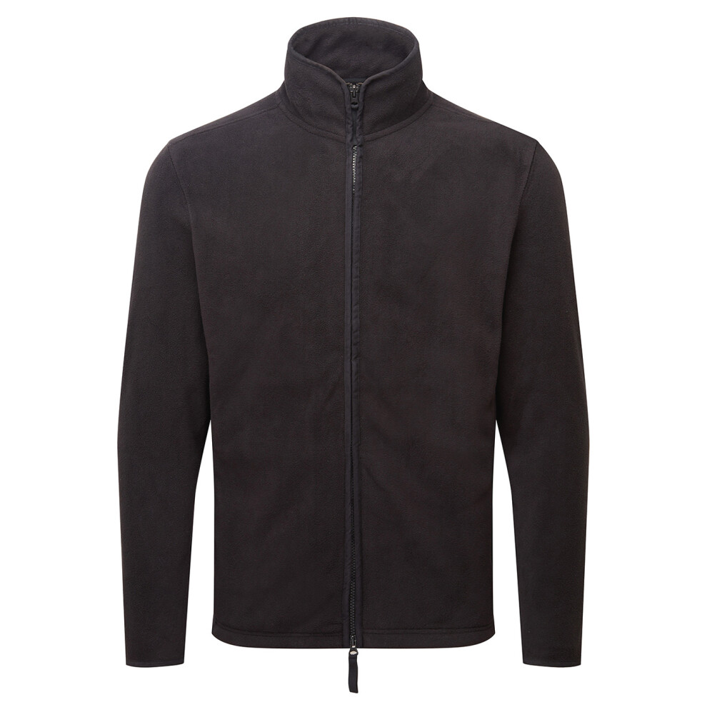 Premier Unisex Black Adult Artisan Fleece Jacket - S - Image 3