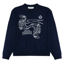 (XL, Blue) Slazenger Mens Embroidered Logo Crew Neck Casual Sweatshirt