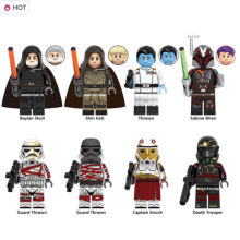 8PCS Star Wars Guard Thrawn Sabine Wren MiniFigures Bricks Gifts