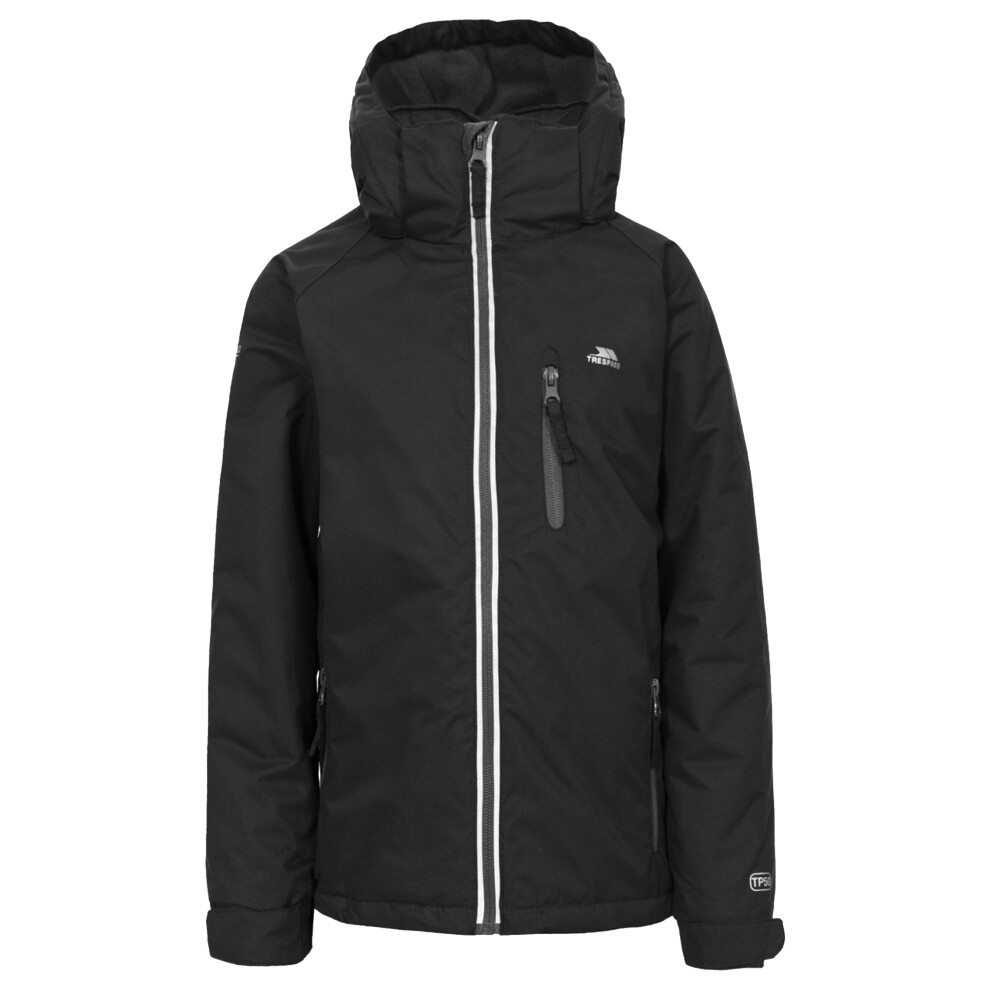 Trespass (7/8 Years, Black) Childrens/Kids Cornell Ii Waterproof Jacket