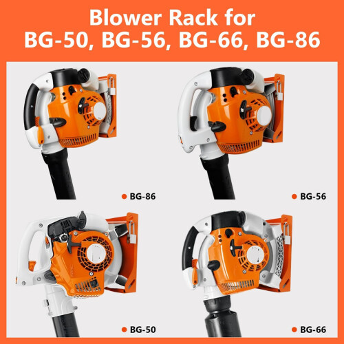 Blower Rack for  BG-50,BG-56,BG-66,BG-86, Handheld Blower Holder Mount Rack