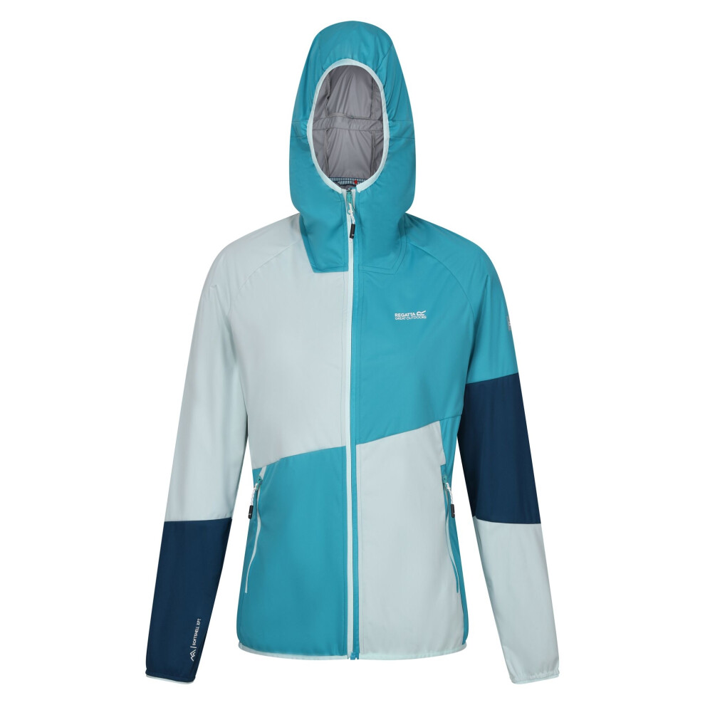 Regatta Tarvos VI Waterproof Softshell Jacket for Women, Breathable Stretch Outdoor Coat, Blue, Size 20 UK - Image 2