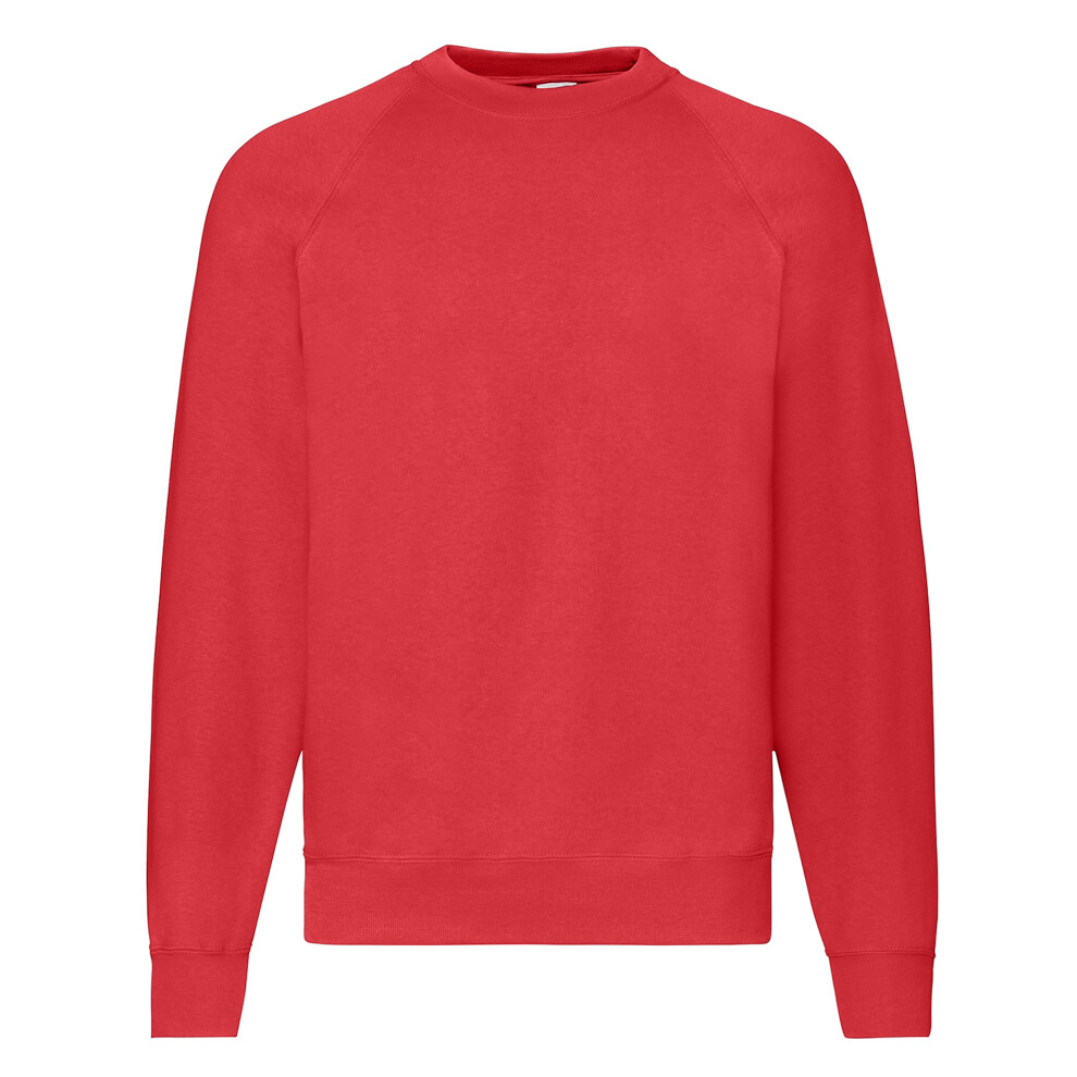 Fruit Of The Loom (Xxl, Red) Mens Classic 80/20 Raglan Sweatshirt