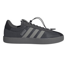 (11 UK, Grey) Adidas Mens VL Court 3.0 Leather Flat Skate Shoes