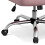 Living And Home Ergonomic Height-Adjustable Reclining Office Chair 4