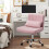 Living And Home Ergonomic Height-Adjustable Reclining Office Chair 2